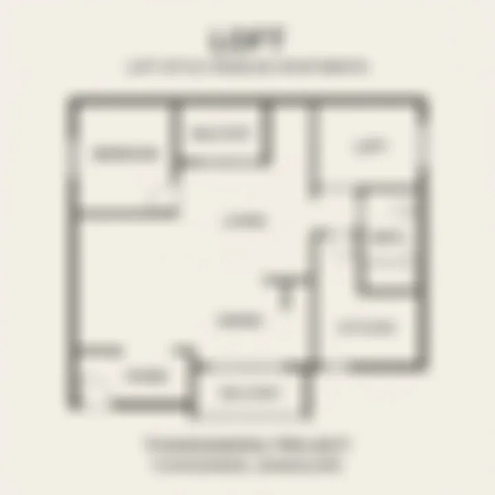 Nikoo Homes 8 Loft (Duplex) floor plan layout