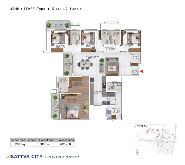 Nikoo Homes 8 Row House floor plan layout